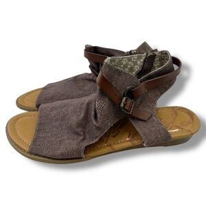 Blowfish Malibu Brisa 2 Wedge Sandal Brown 9